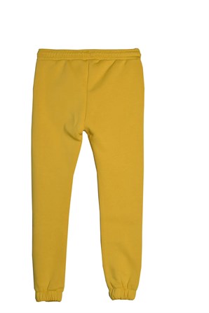 Sarı Renkli Beli ve Paçaları Lastikli Genç Erkek Sweatpantolon - JP 319028 |Silversunkids