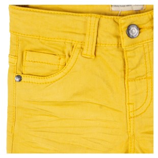 Sarı Renkli Cepli Dokuma Bebek Erkek Pantolon|PC 114718