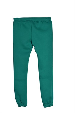 Yeşil Renkli Beli ve Paçaları Lastikli Genç Erkek Sweatpantolon - JP 319028 |Silversunkids