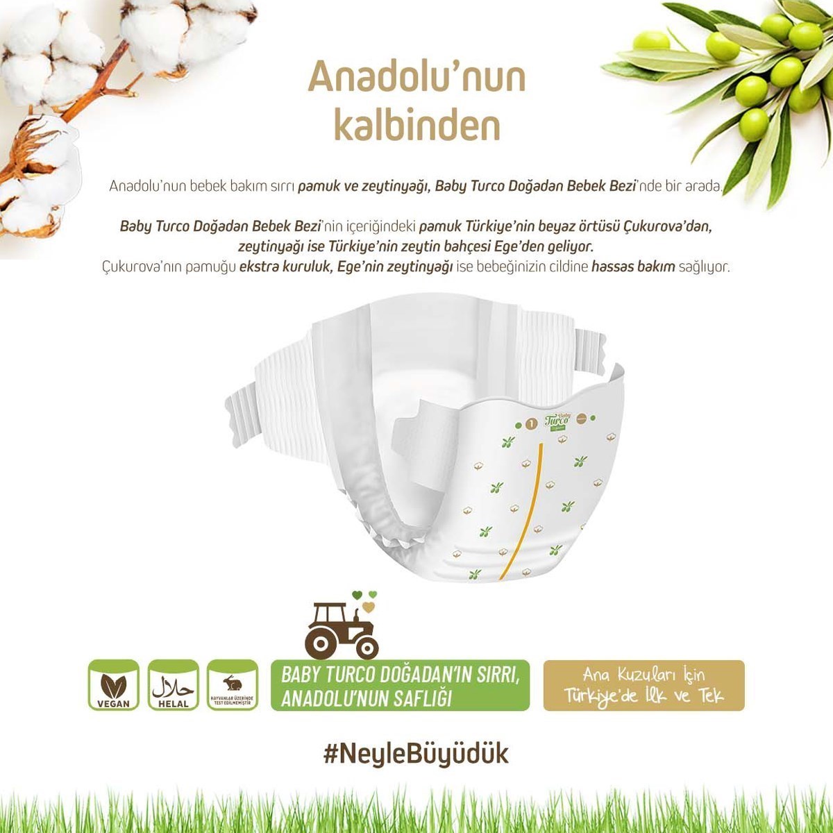 Baby Turco Doğadan Bebek Bezi 5 Numara Junıor 24 Adet