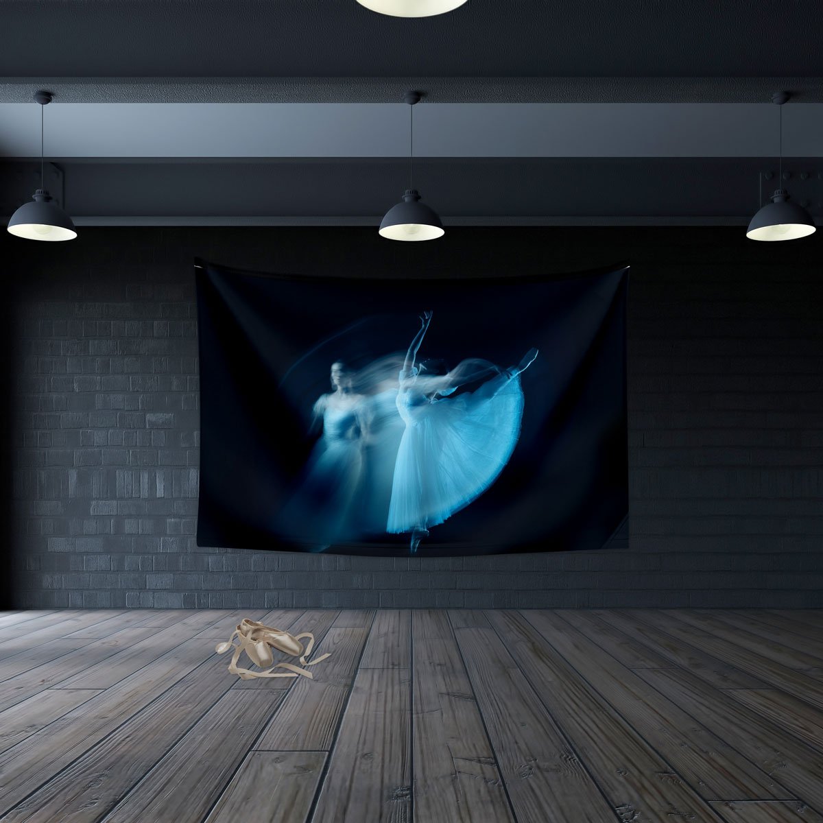 Vagonik Balerin Kadınlar Duvar Örtüsü