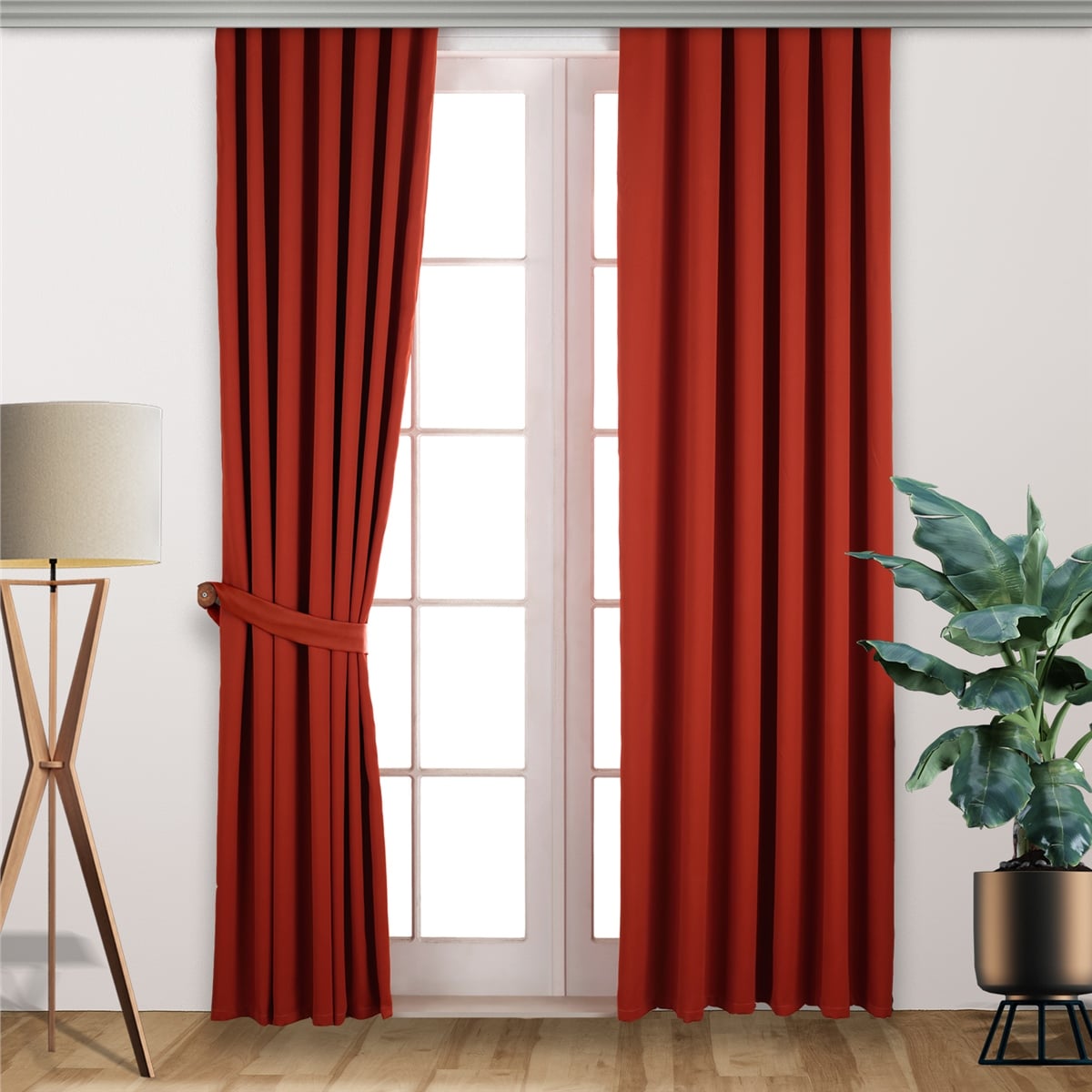 Blackout Fon Perde 150 x 230 cm Kırmızı