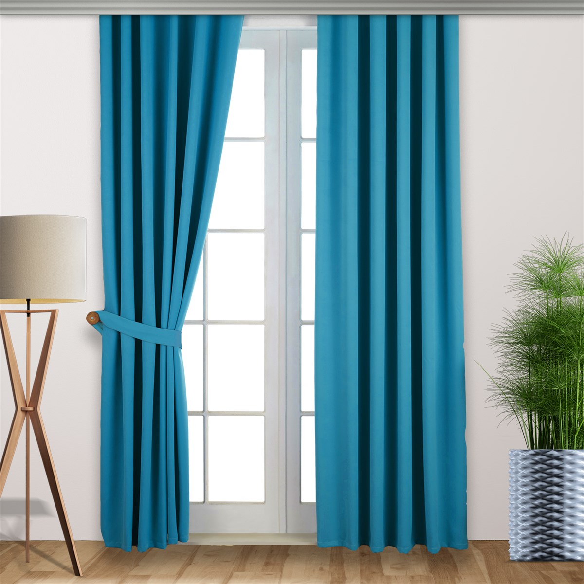 Blackout Fon Perde 150 x 230 cm Mavi