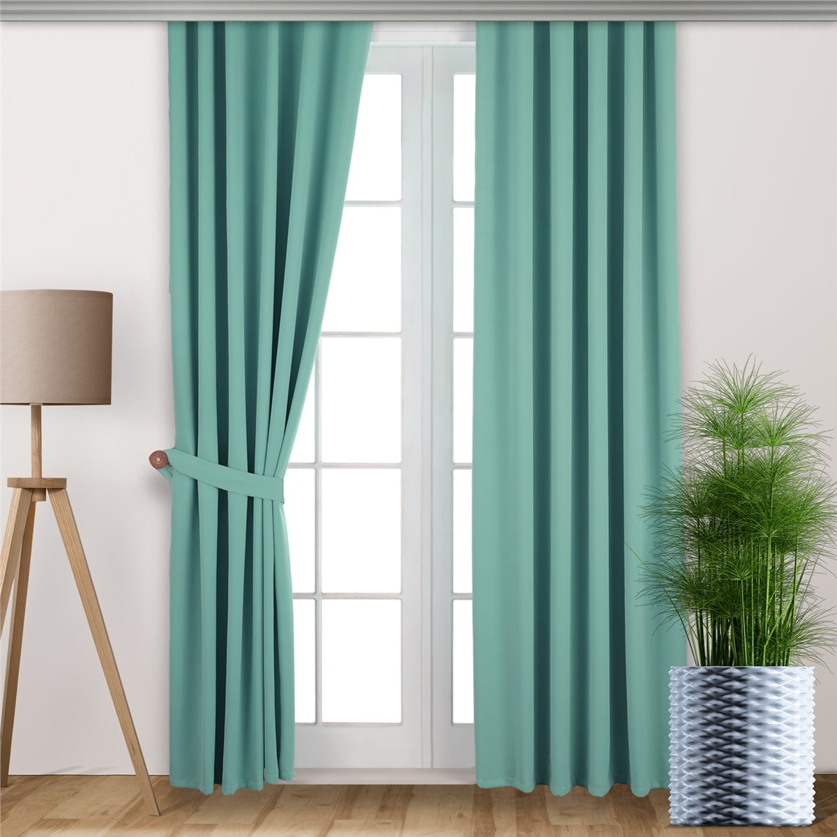 Blackout Fon Perde 150 x 230 cm Su Yeşili