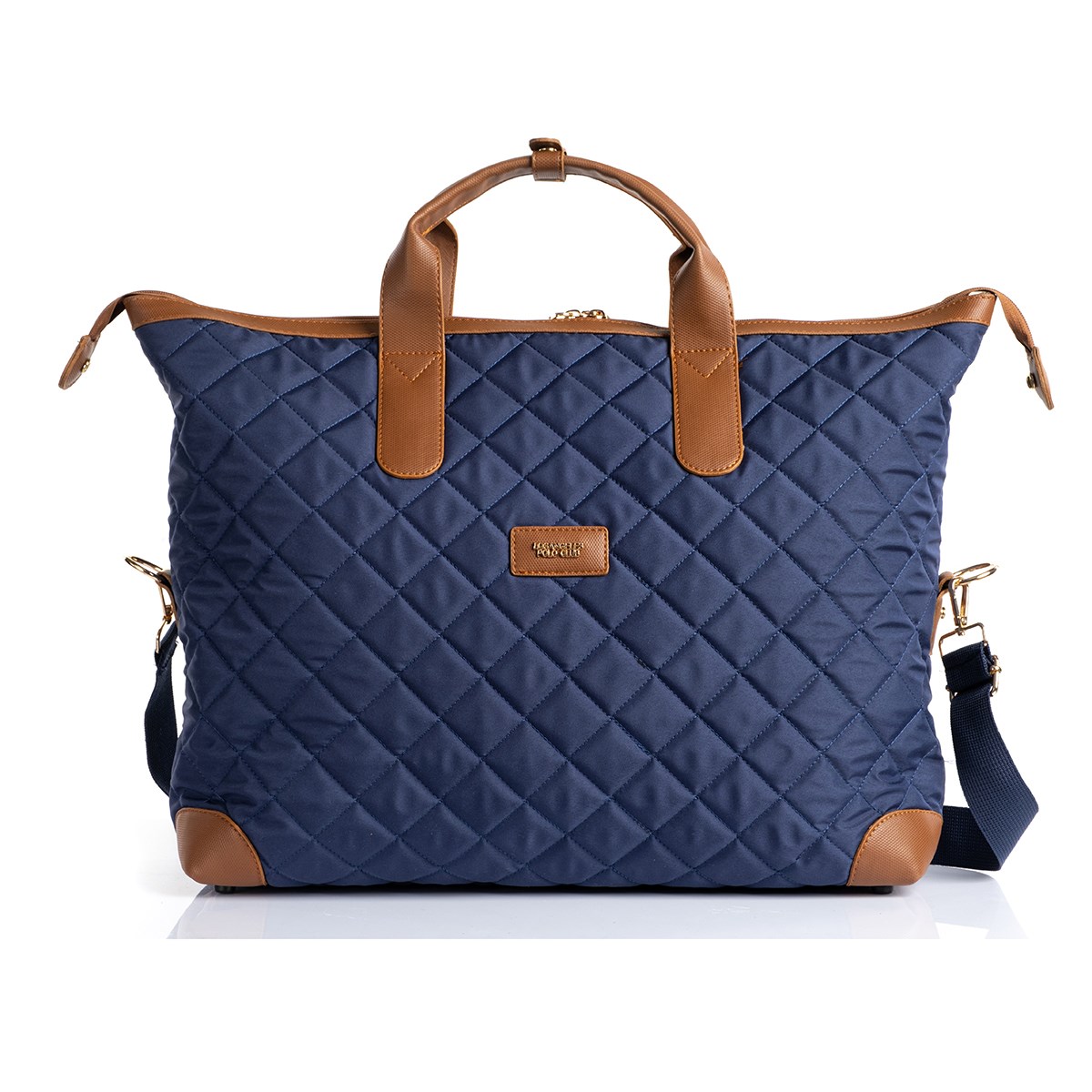 Cordura Su Geçirmez Kumaş Kapitoneli Omuz Askılı Kadın Spor Çanta Lacivert