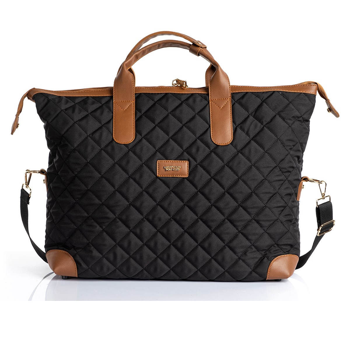 Cordura Su Geçirmez Kumaş Kapitoneli Omuz Askılı Kadın Spor Çanta Siyah