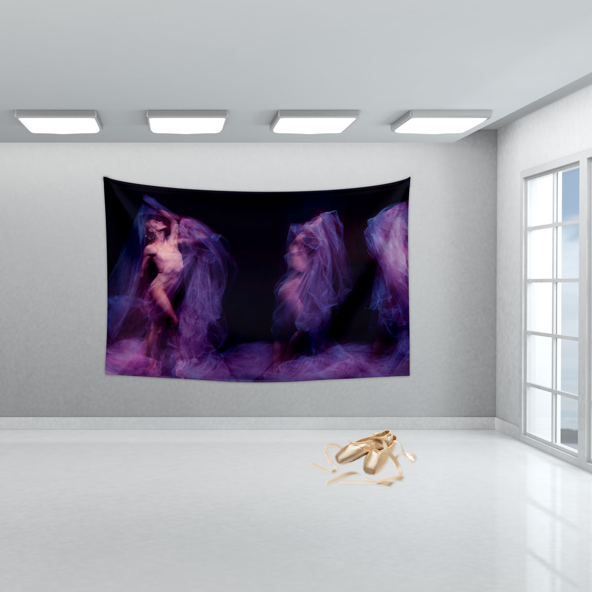 Vagonik Dansçı Kadınlar Duvar Örtüsü