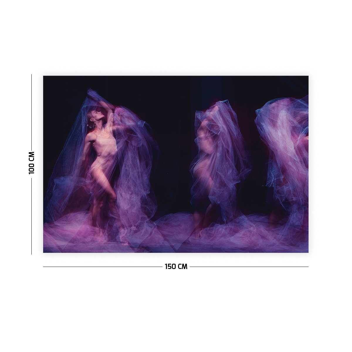 Vagonik Dansçı Kadınlar Duvar Örtüsü