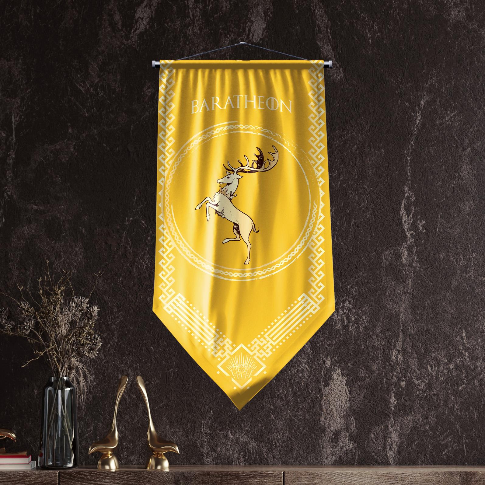 Game of Thrones Baratheon Hanedanlığı Flama Bayrak