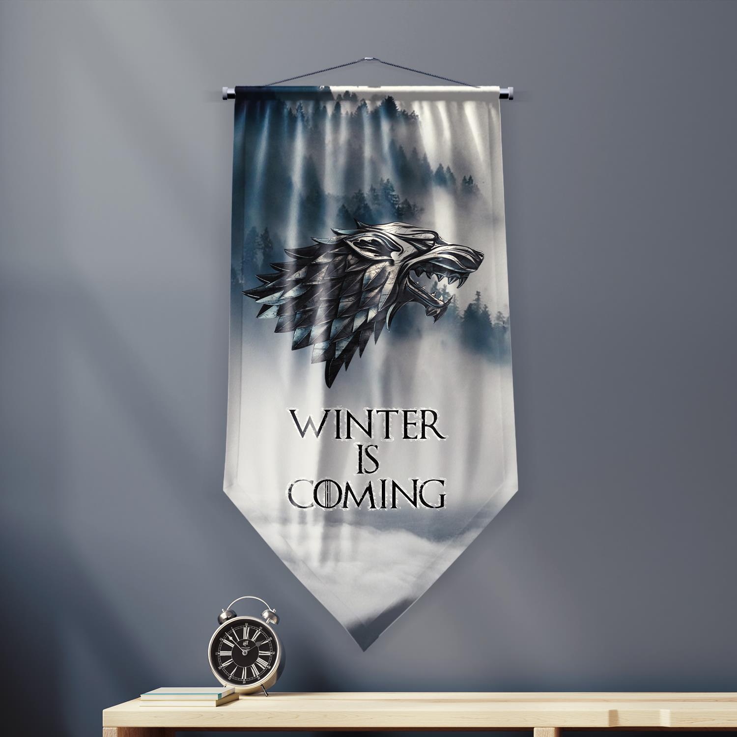 Game of Thrones Winter is Coming Hanedanlığı Flama Bayrak