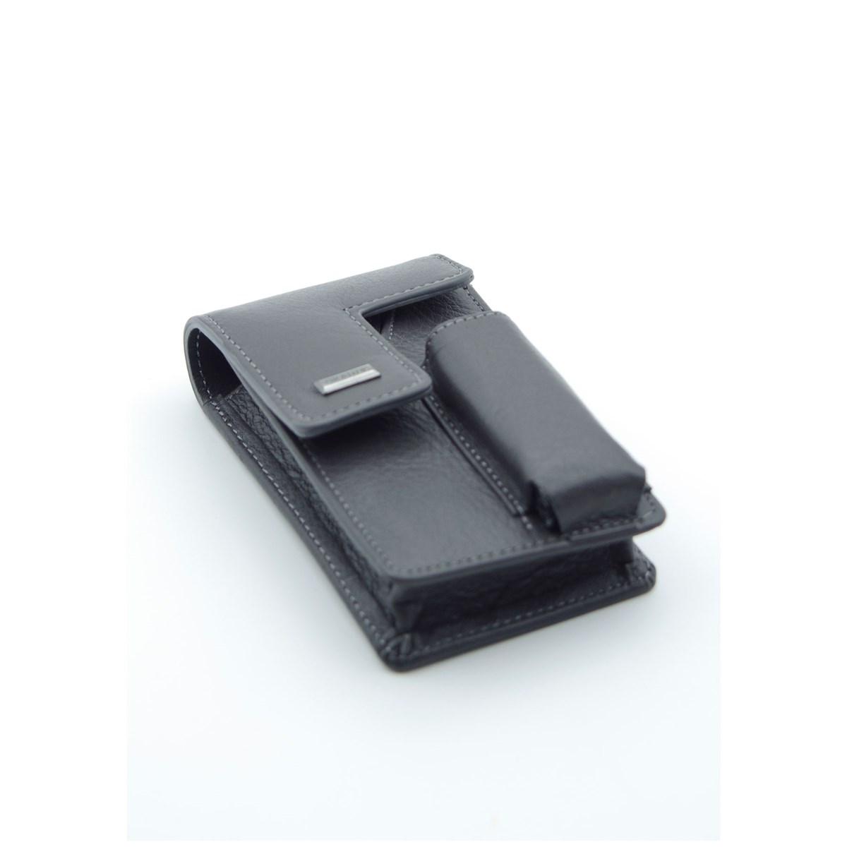 Grande Hakiki Deri Özel Tasarım Sigaralık - Gri