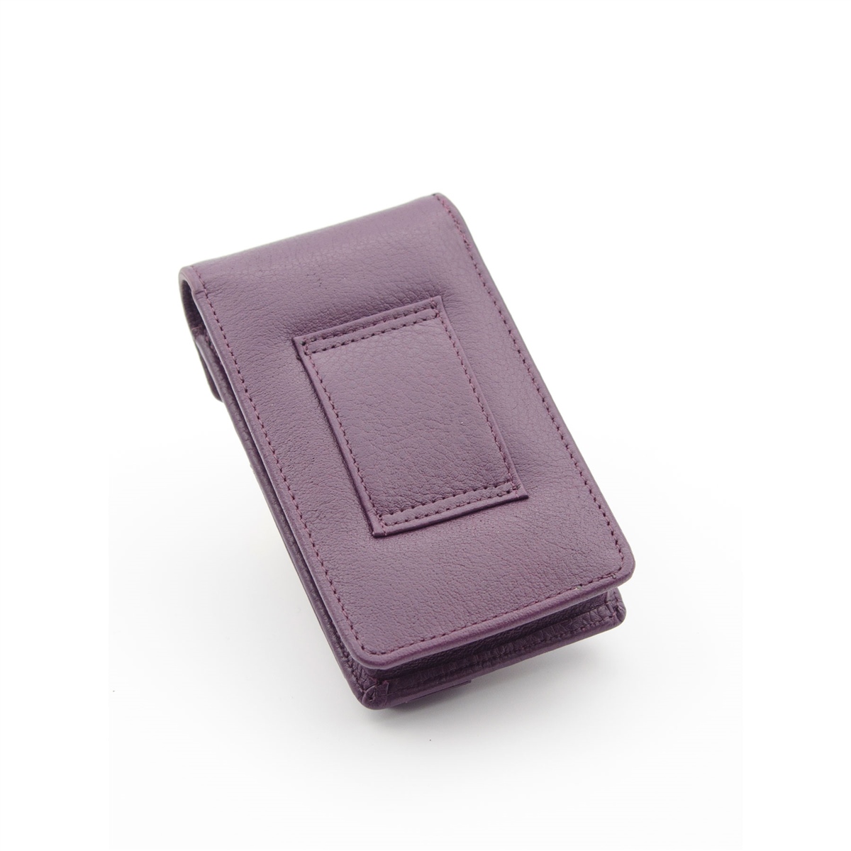 Grande Hakiki Deri Özel Tasarım Sigaralık - Mürdüm