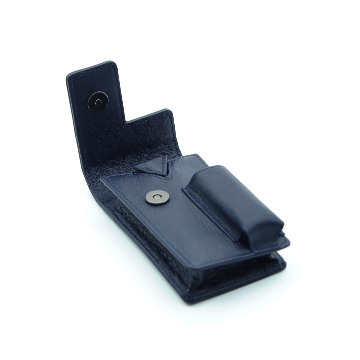 Grande Hakiki Deri Özel Tasarım Sigaralık - Lacivert