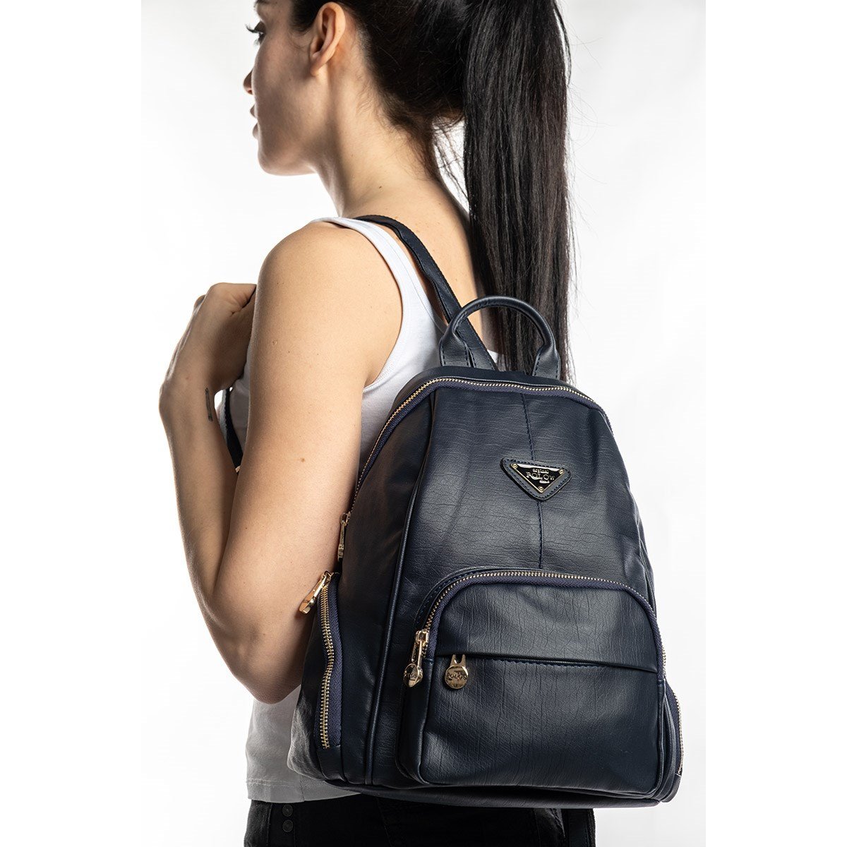 LOS ANGELES POLO CLUB Kadın Sırt Çantası Lacivert