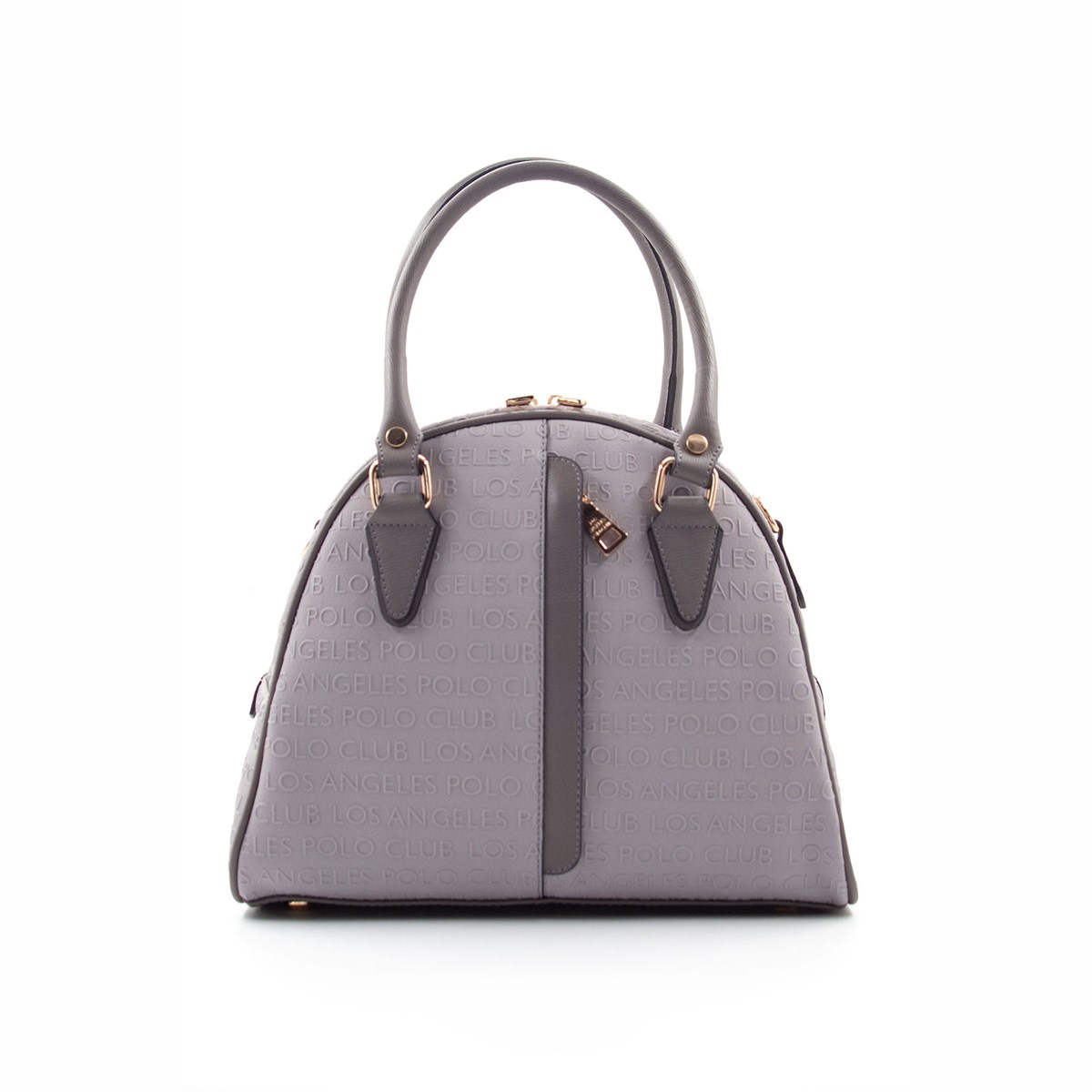 LOS ANGELES POLO CLUB Kadın Yeni Sezon 5 Bölmeli Gri El Ve Omuz Çantası