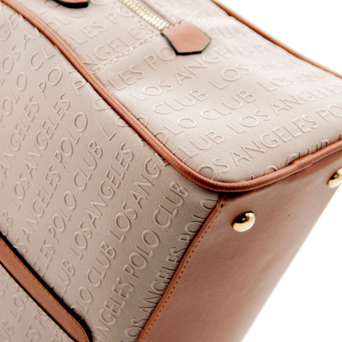 LOS ANGELES POLO CLUB Kadın Yeni Sezon 5 Bölmeli Bej El Ve Omuz Çantası