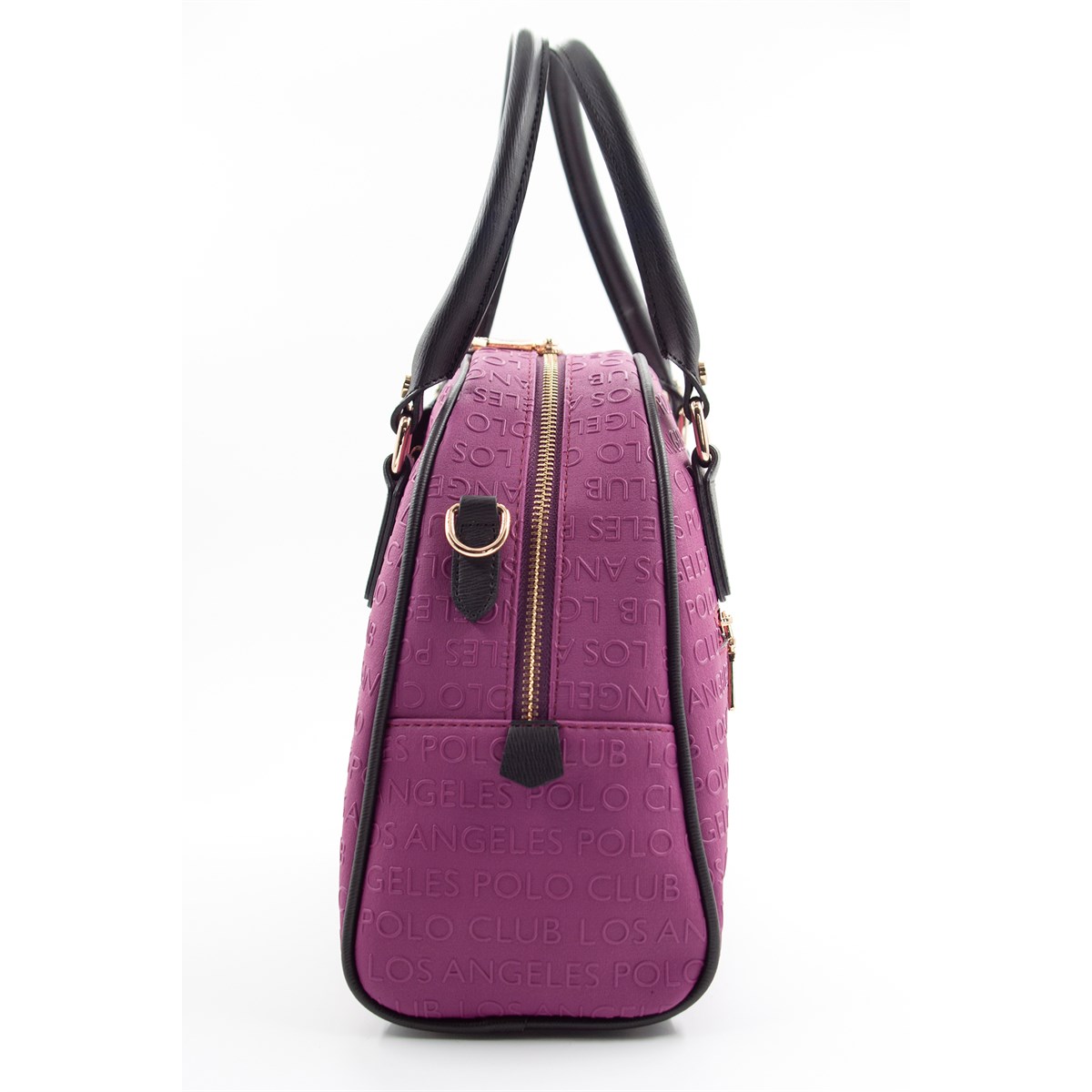 LOS ANGELES POLO CLUB Kadın Yeni Sezon 5 Bölmeli Mor El Ve Omuz Çantası