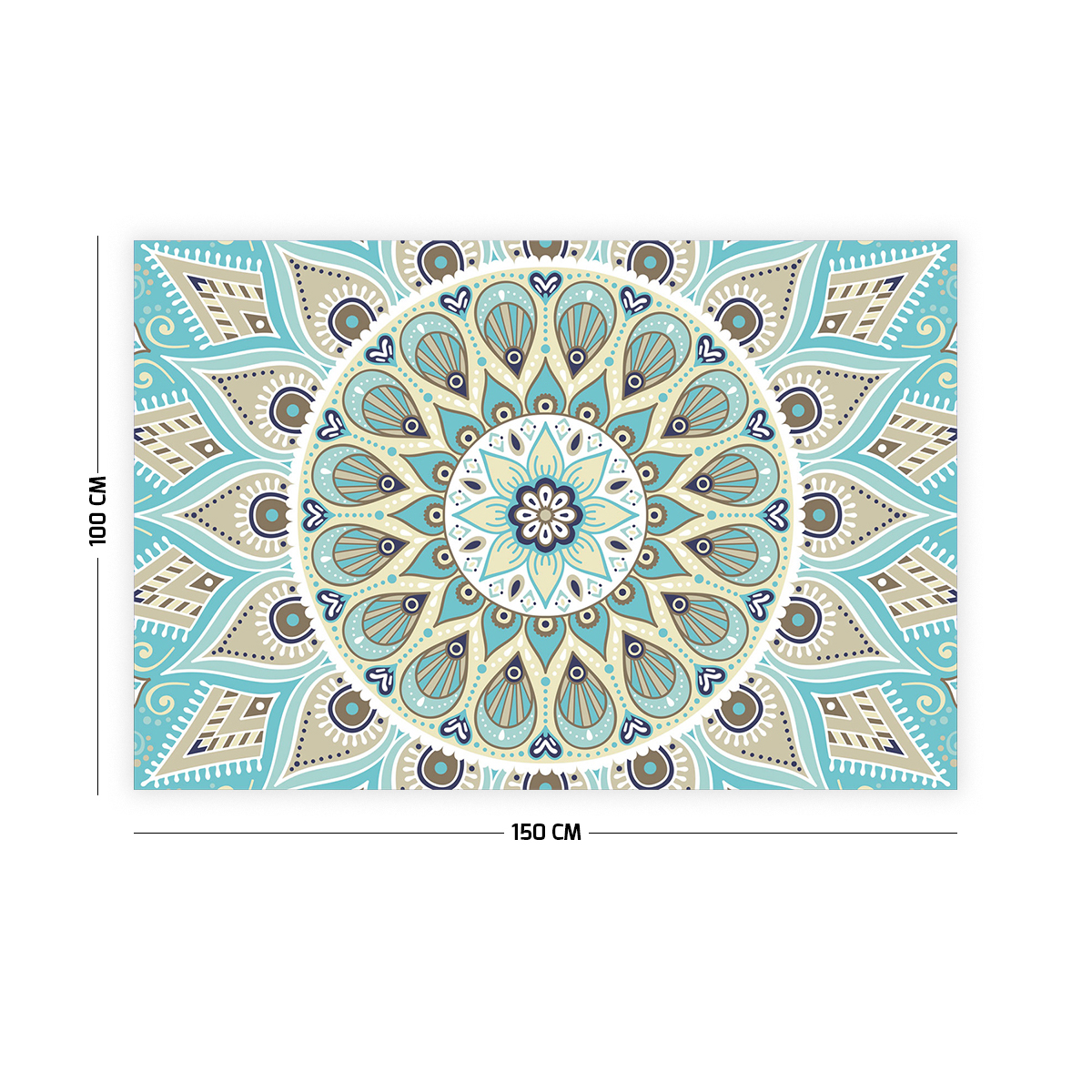 Vagonik Mandala Duvar Örtüsü