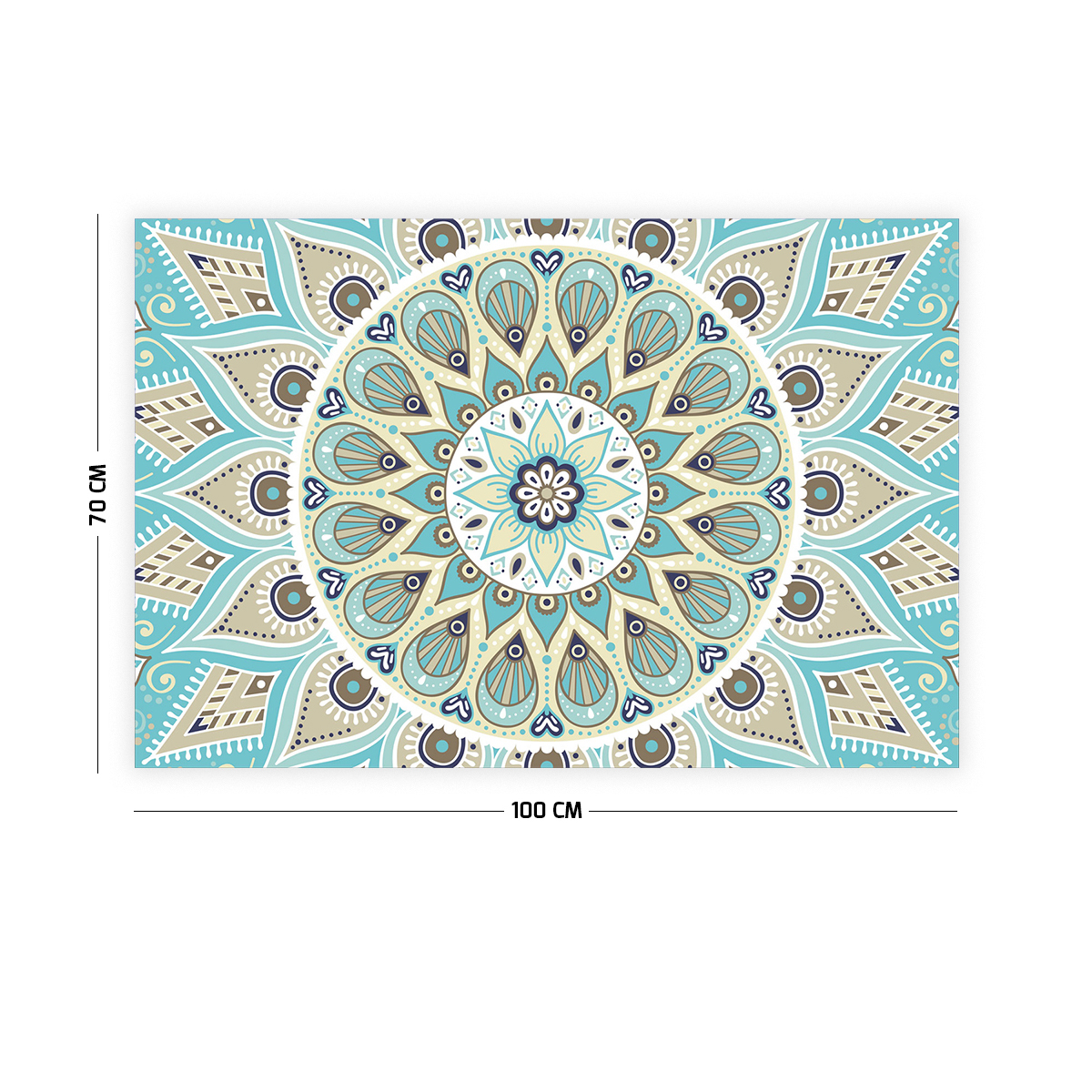 Vagonik Mandala Duvar Örtüsü