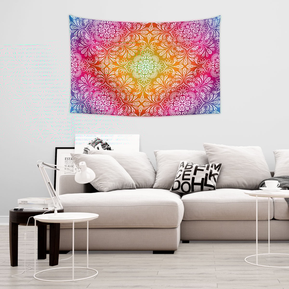 Mistik Mandala Duvar Örtüsü