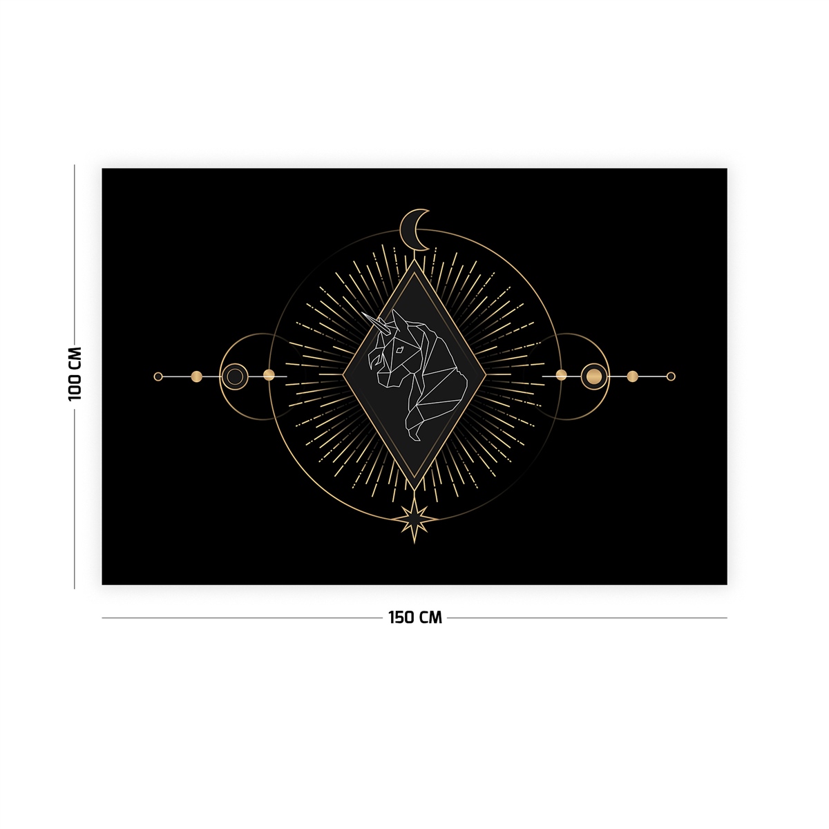 Vagonik Mistik Unicorn Duvar Örtüsü