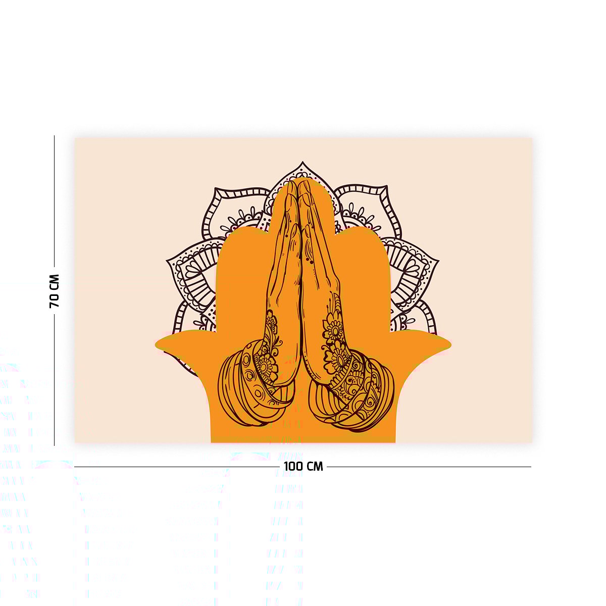 Vagonik Namaste Duvar Örtüsü