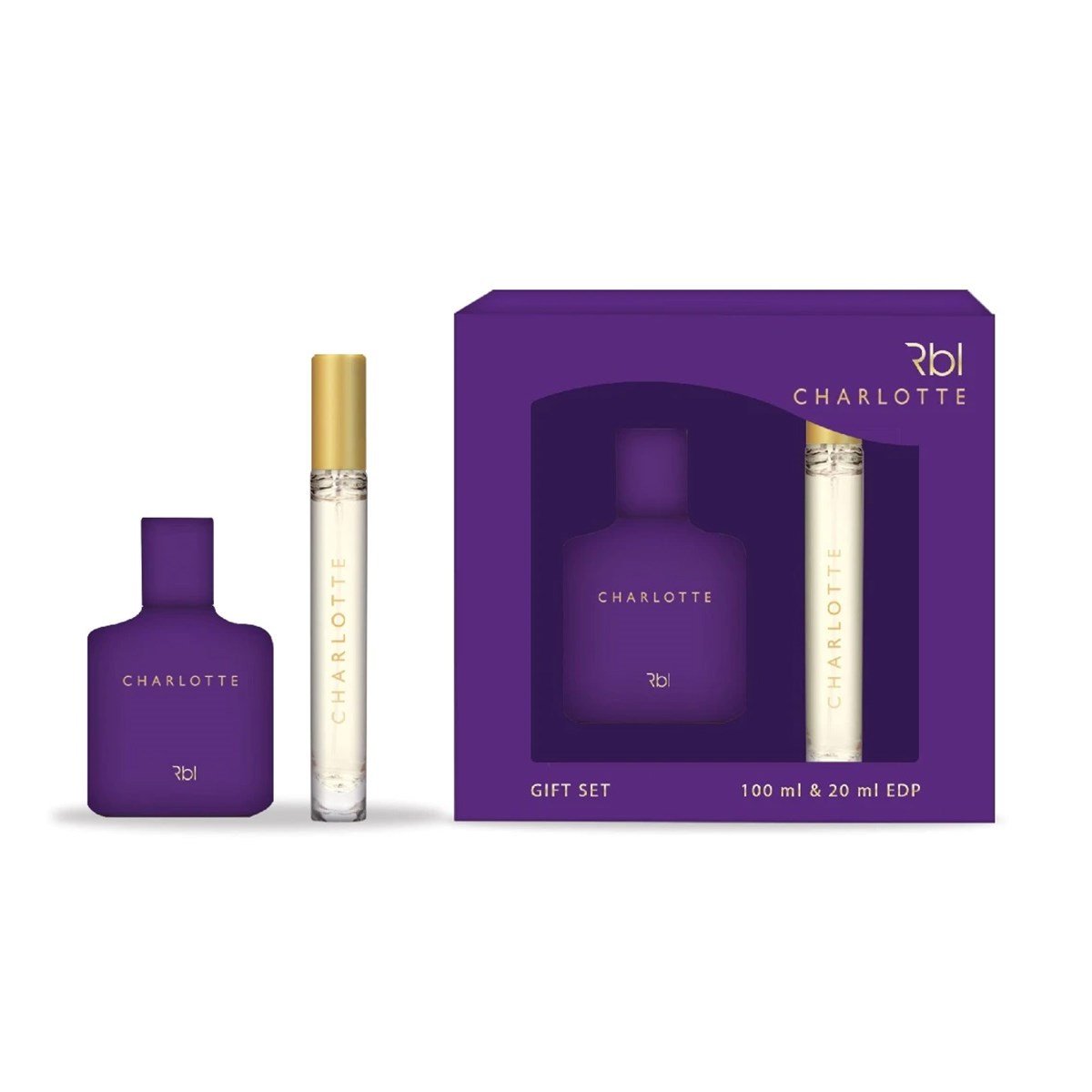 Rebul Charlotte EDT 100ML + 20ML Kadın Parfüm Seti