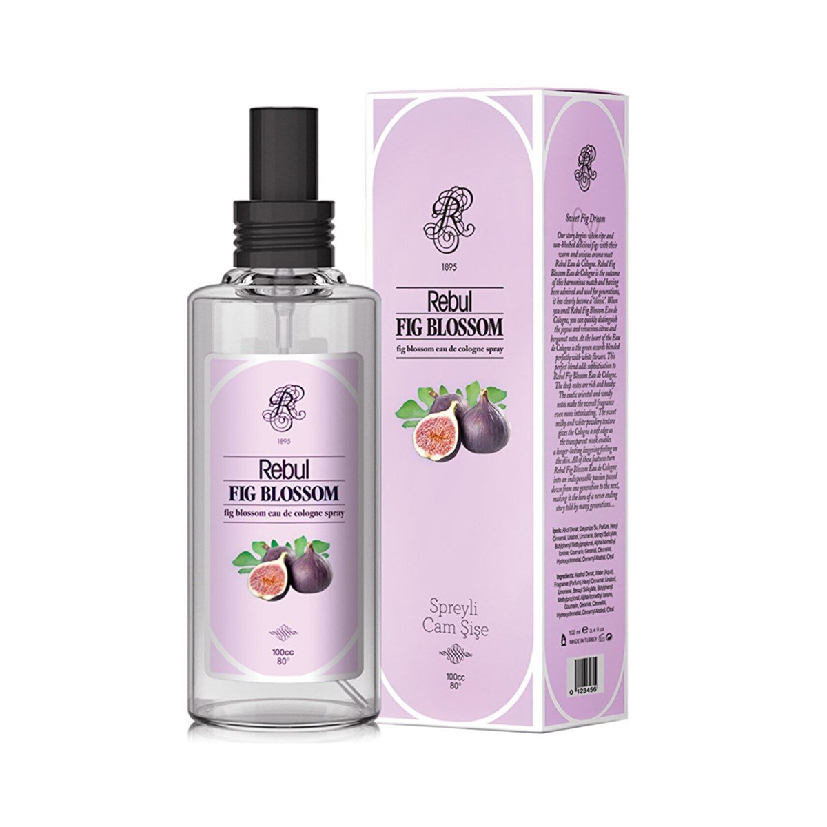 Rebul Fig Blossom Kolonya 100 ML Cam Şişe Sprey