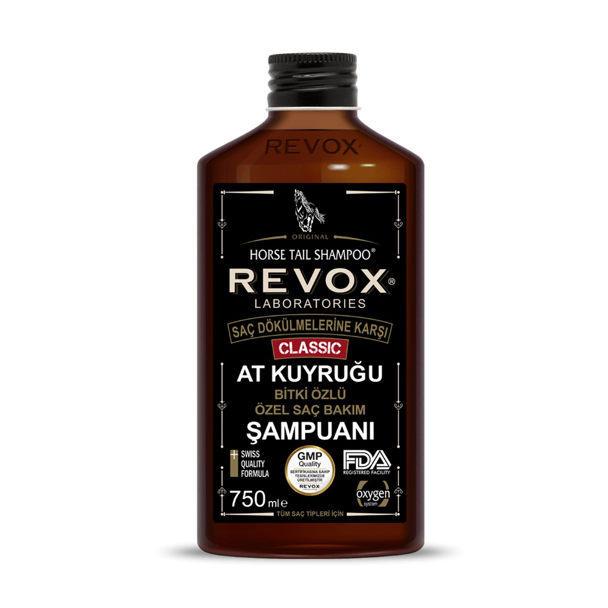 Revox At Kuyruğu Bitki Özlü Özel Saç Bakım Şampuanı 750ml