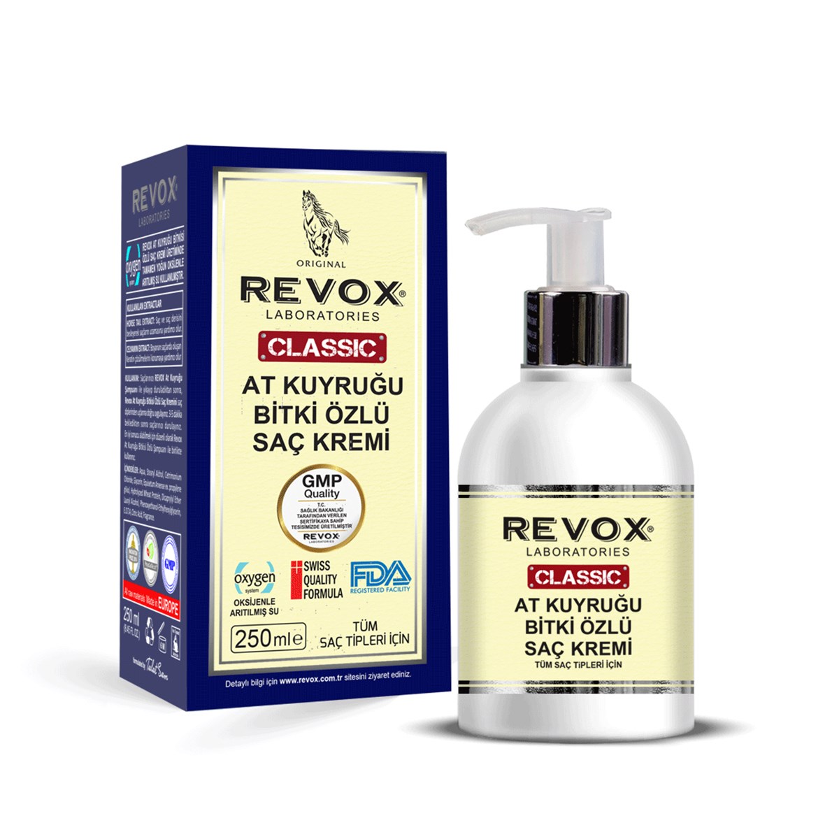 Revox At Kuyruğu Bitki Özlü Özel Saç Bakım Kremi 250ml