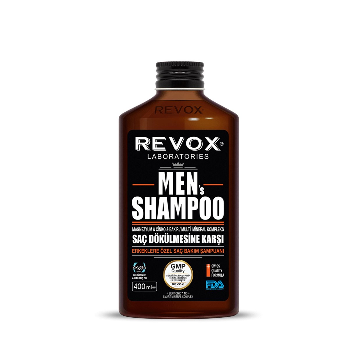 Revox Men Shampoo Erkeklere Özel Saç Dökülmesini Engelleyen Bakım Şampuanı 400 ML
