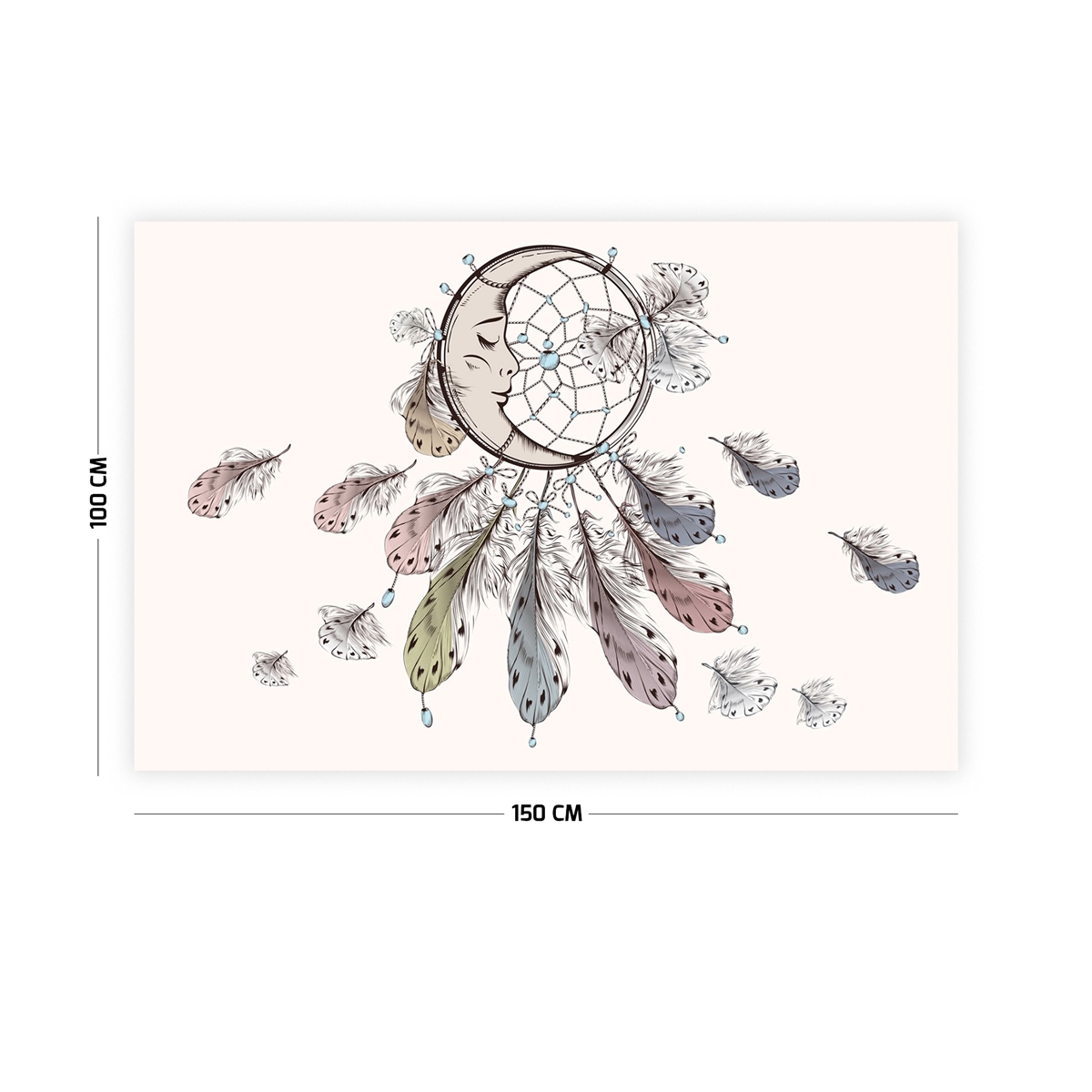 Vagonik Rüya Kapanı ve Ay Duvar Örtüsü