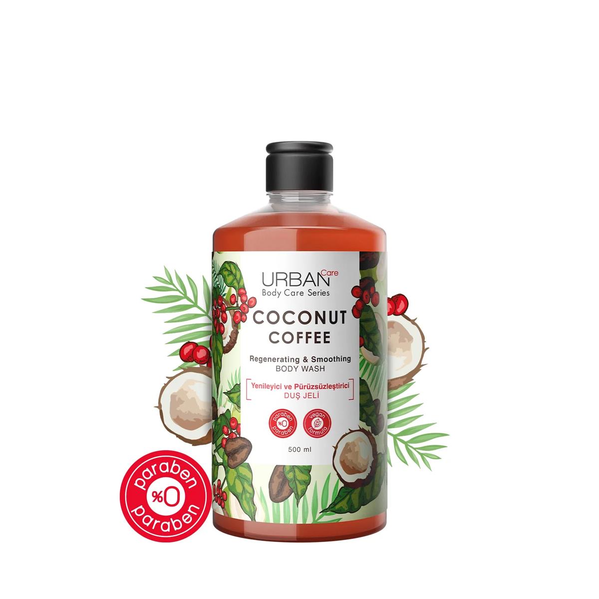 Urban Care Coconut Coffee Yenileyici Ve Pürüzsüzleştirici Duş Jeli 500 ML