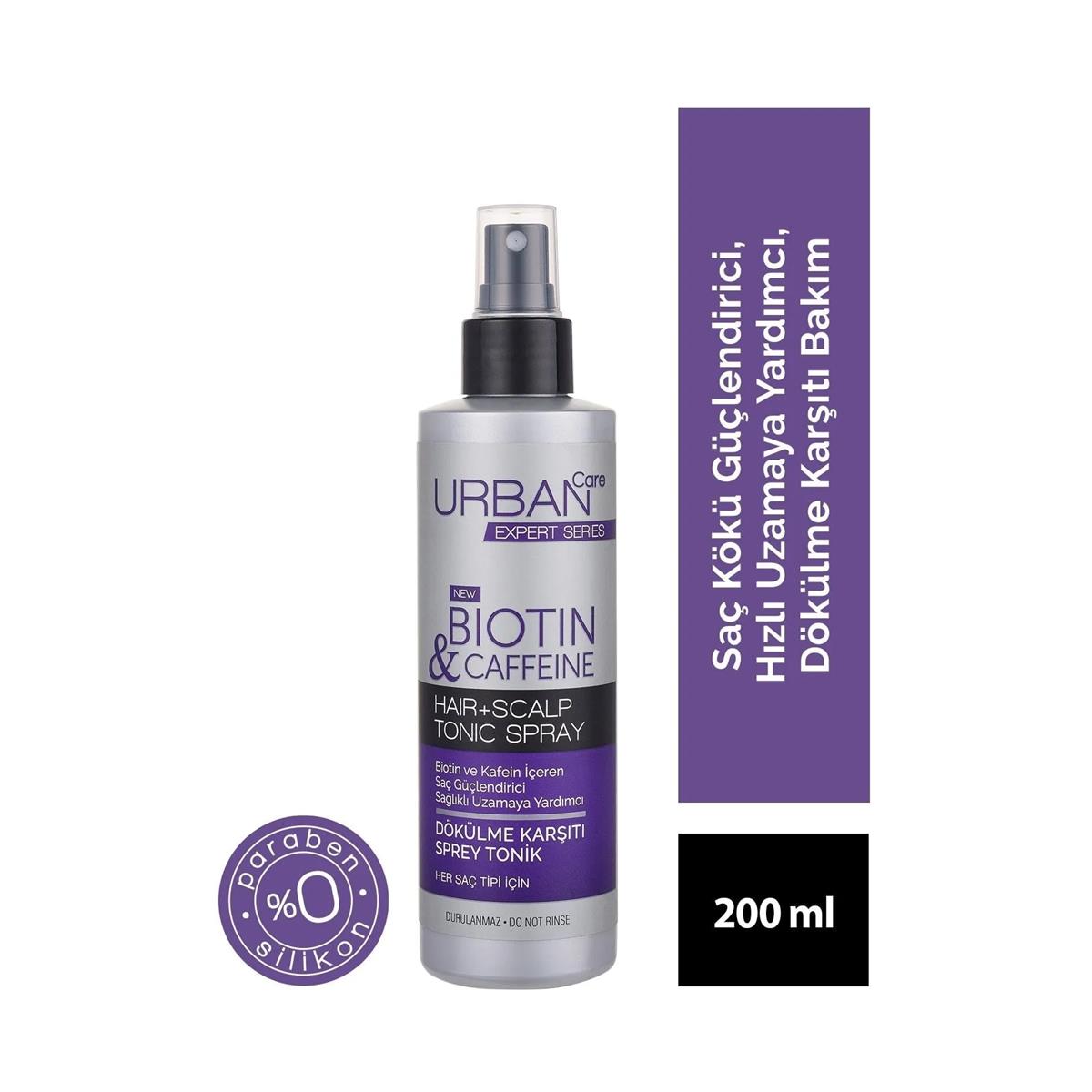 Urban Care EXPERT Serisi Biotin Ve Kafein Dökülme Karşıtı Saç Toniği-hızlı Uzamaya Yardımcı 200 ML