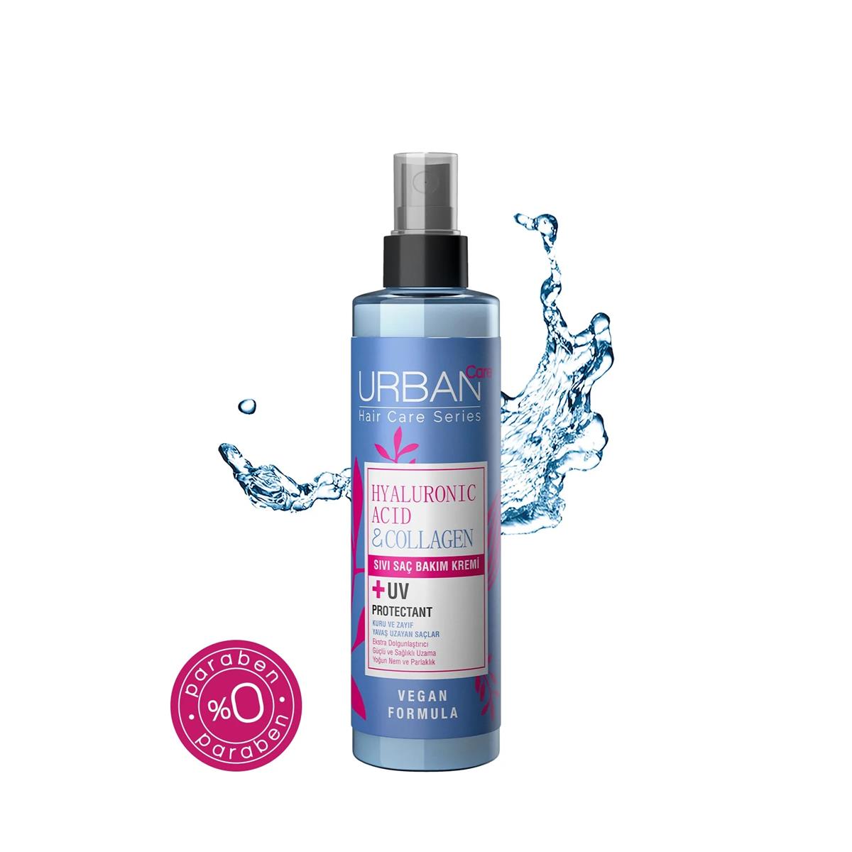 Urban Care Hyaluronic Acid & Collagen Kuru Ve Cansız Saçlara Özel Sıvı Saç Bakım Kremi 200 ML