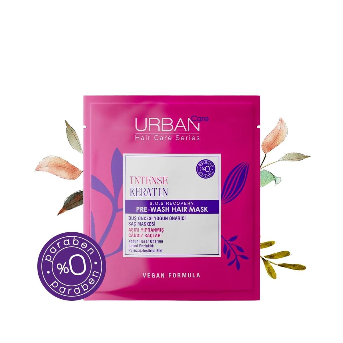 Urban Care Intense Keratin Aşırı Yıpranmış Saçlara Özel Pre Hair Mask 50 ML