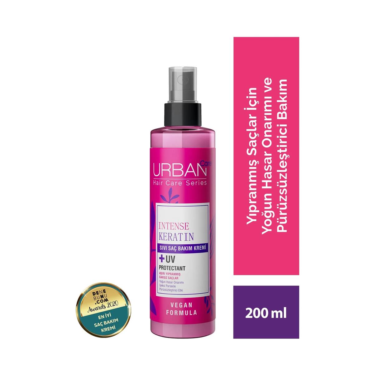 Urban Care Intense Keratin  Aşırı Yıpranmış Saçlara Özel Sıvı Saç Bakım Kremi 200 ML