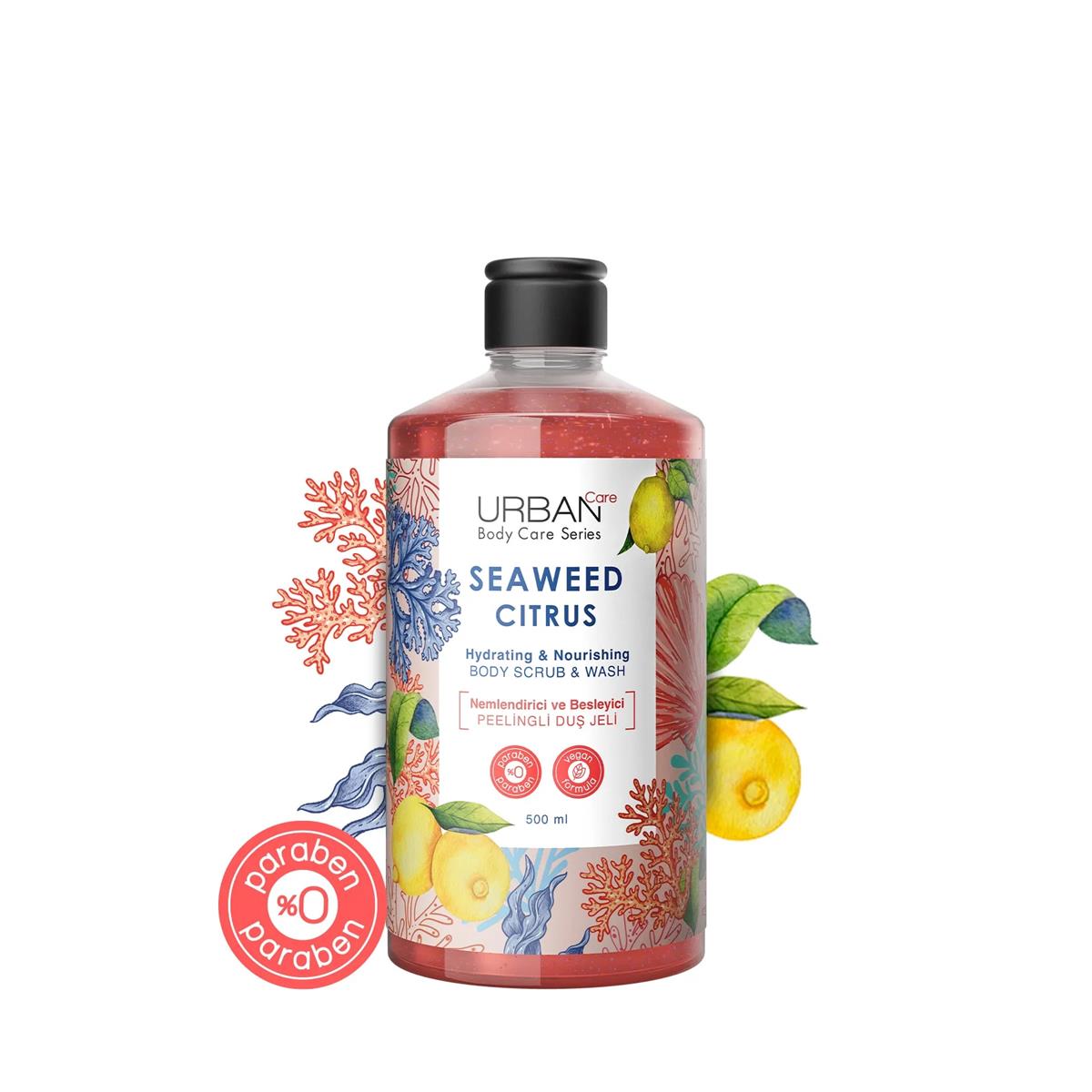 Urban Care Seaweed Citrus Nemlendirici Ve Besleyici Peelingli Duş Jeli 500 ML