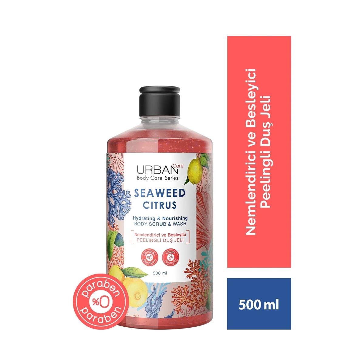 Urban Care Seaweed Citrus Nemlendirici Ve Besleyici Peelingli Duş Jeli 500 ML