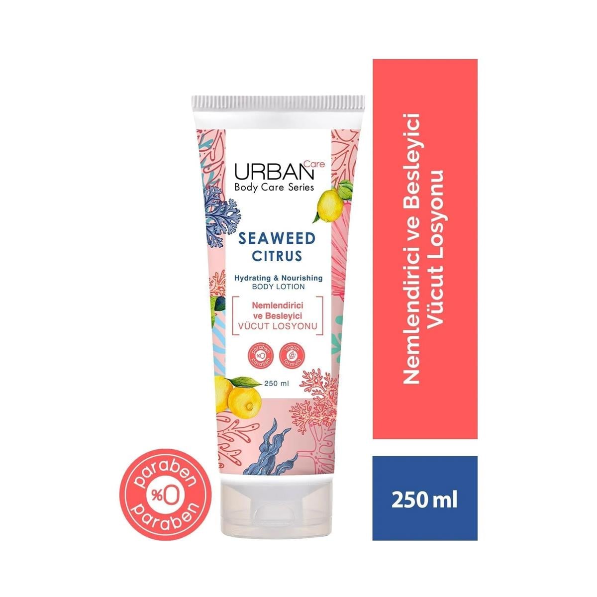 Urban Care Seaweed Citrus Nemlendirici ve Besleyici Vücut Losyonu 250 ML