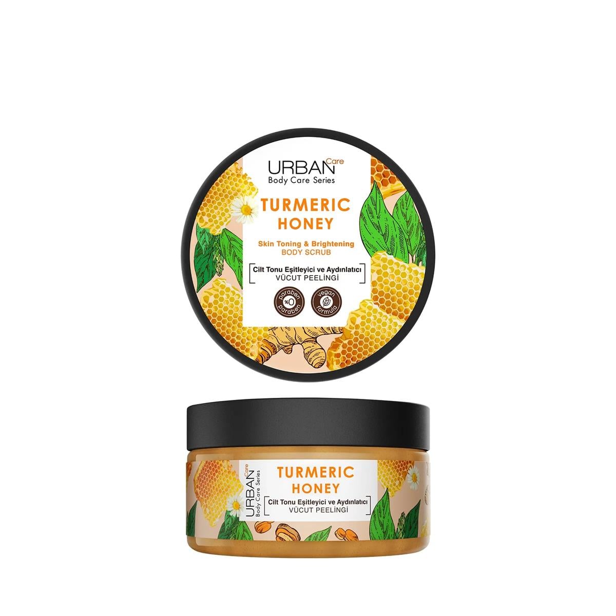 Urban Care Turmeric Honey Cilt Tonu Eşitleyici Ve Aydınlatıcı Vücut Peeling 200 ML