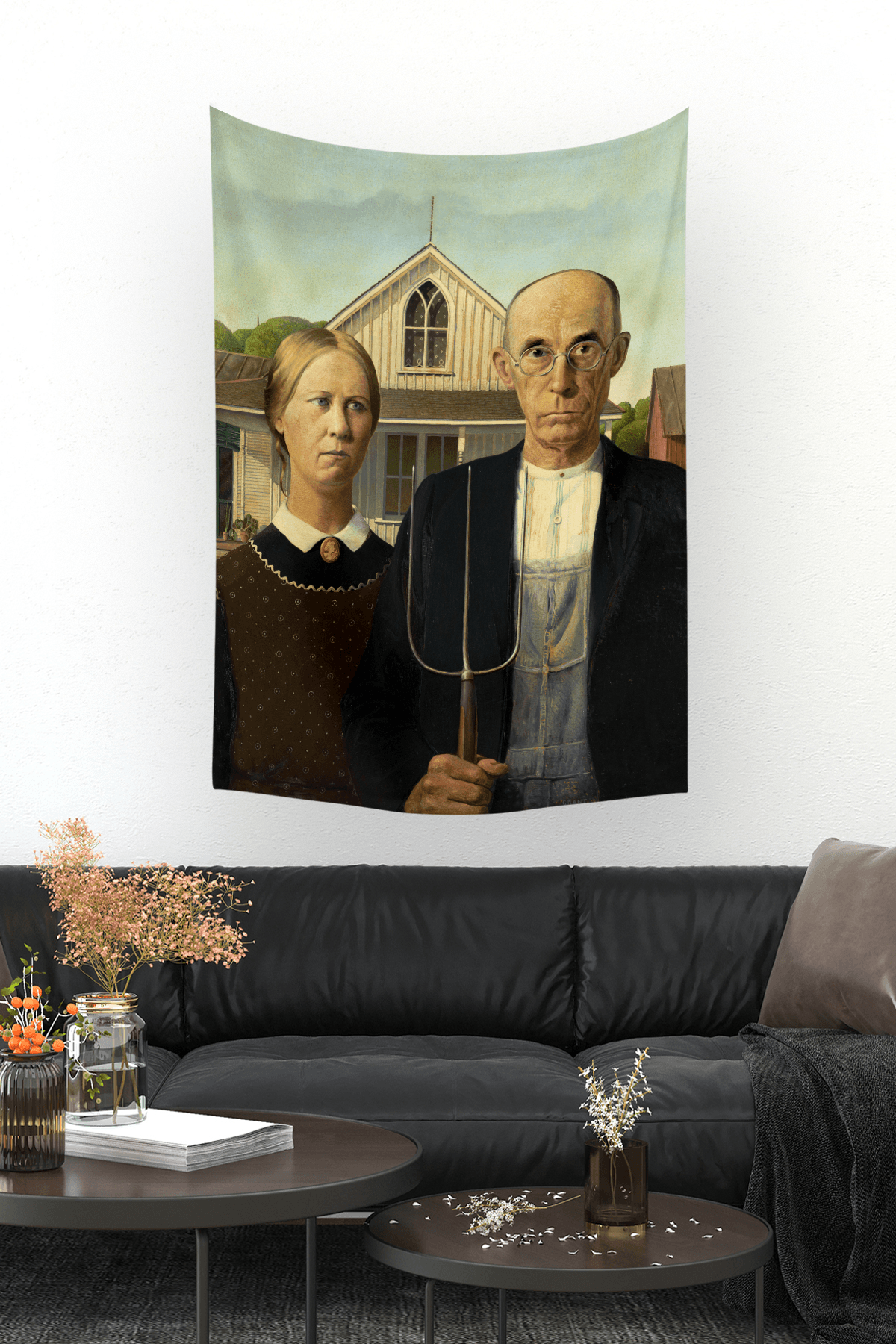 Vagonik American Gothic Duvar Örtüsü Halısı