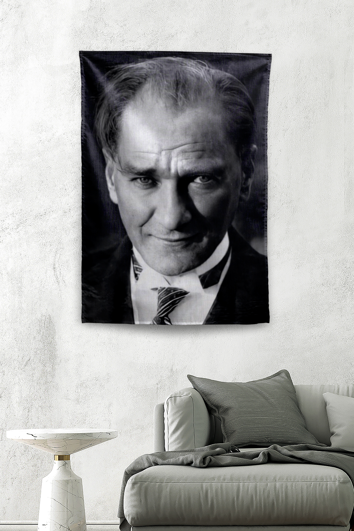 Vagonik Atatürk Temalı Duvar Örtüsü Tapestry Desen 433