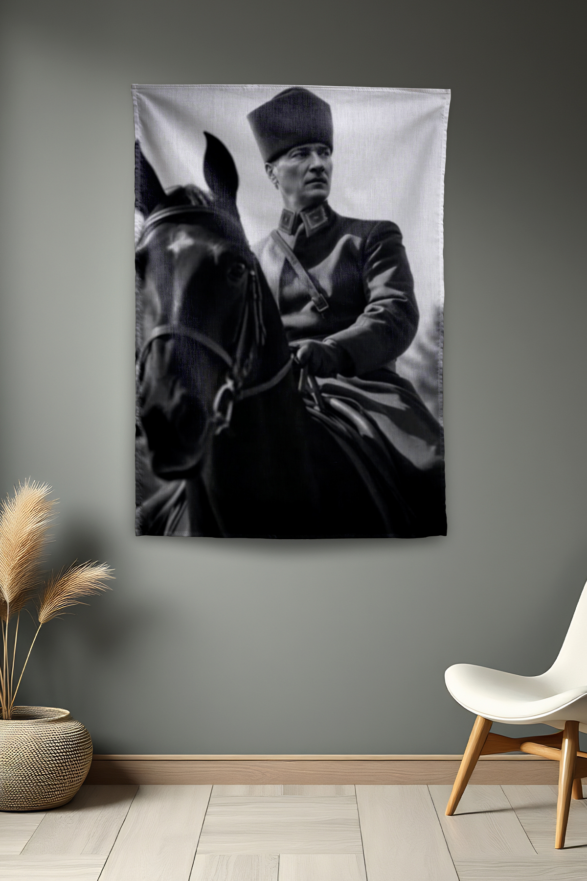 Vagonik Atatürk Temalı Duvar Örtüsü Tapestry Desen 432