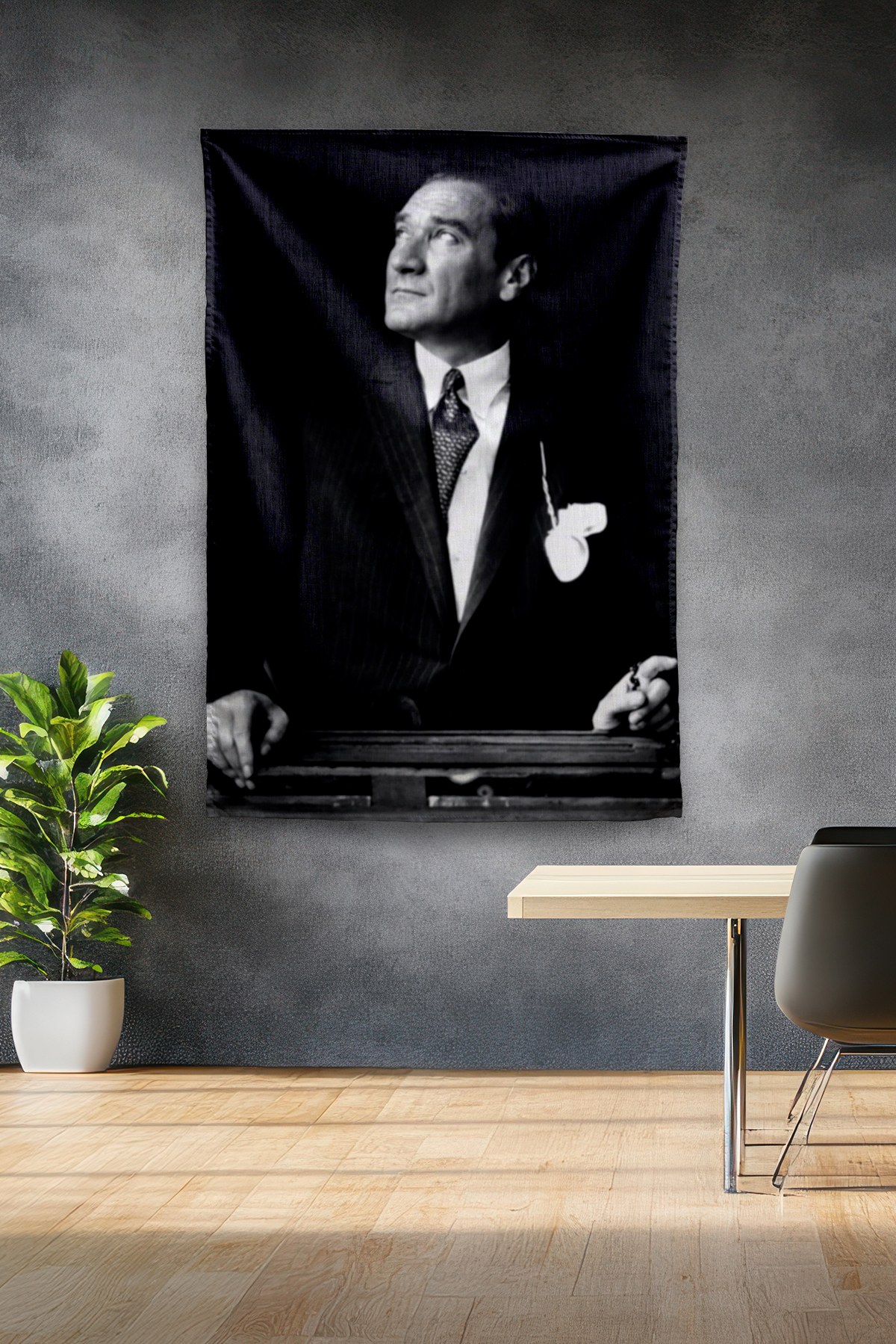 Vagonik Atatürk Temalı Duvar Örtüsü Tapestry Desen 441