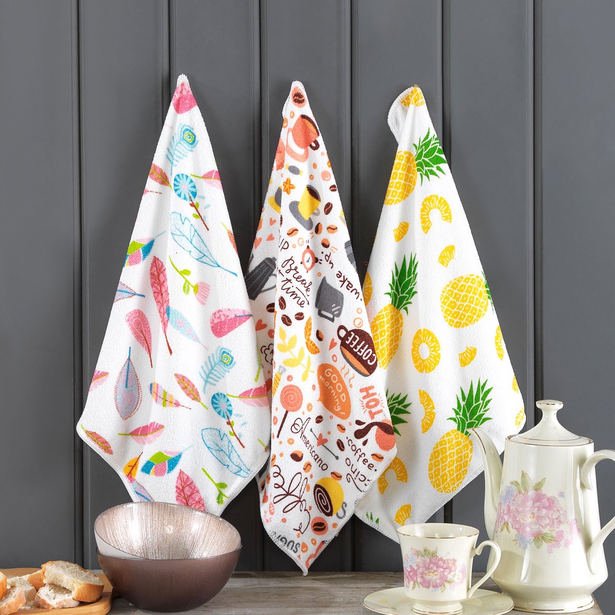 Vagonik Baskılı Mikrofiber Temizlik Bezi