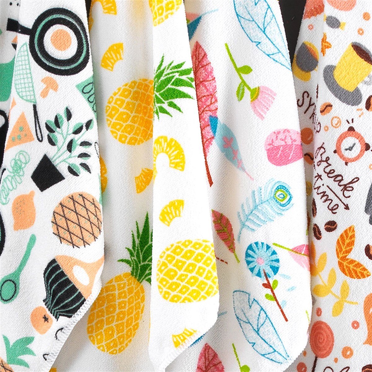 Vagonik Baskılı Mikrofiber Temizlik Bezi