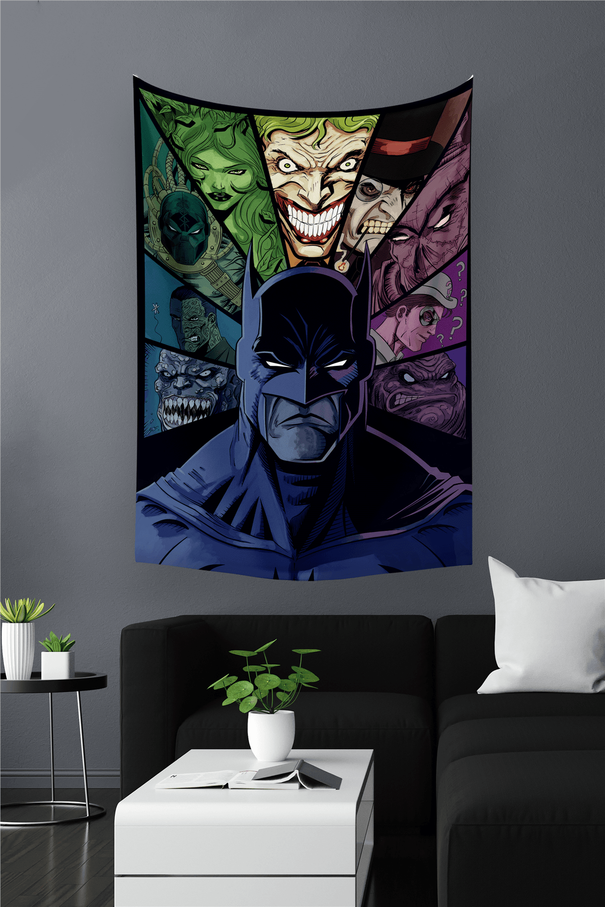 Vagonik Batman Dc Duvar Örtüsü Halısı