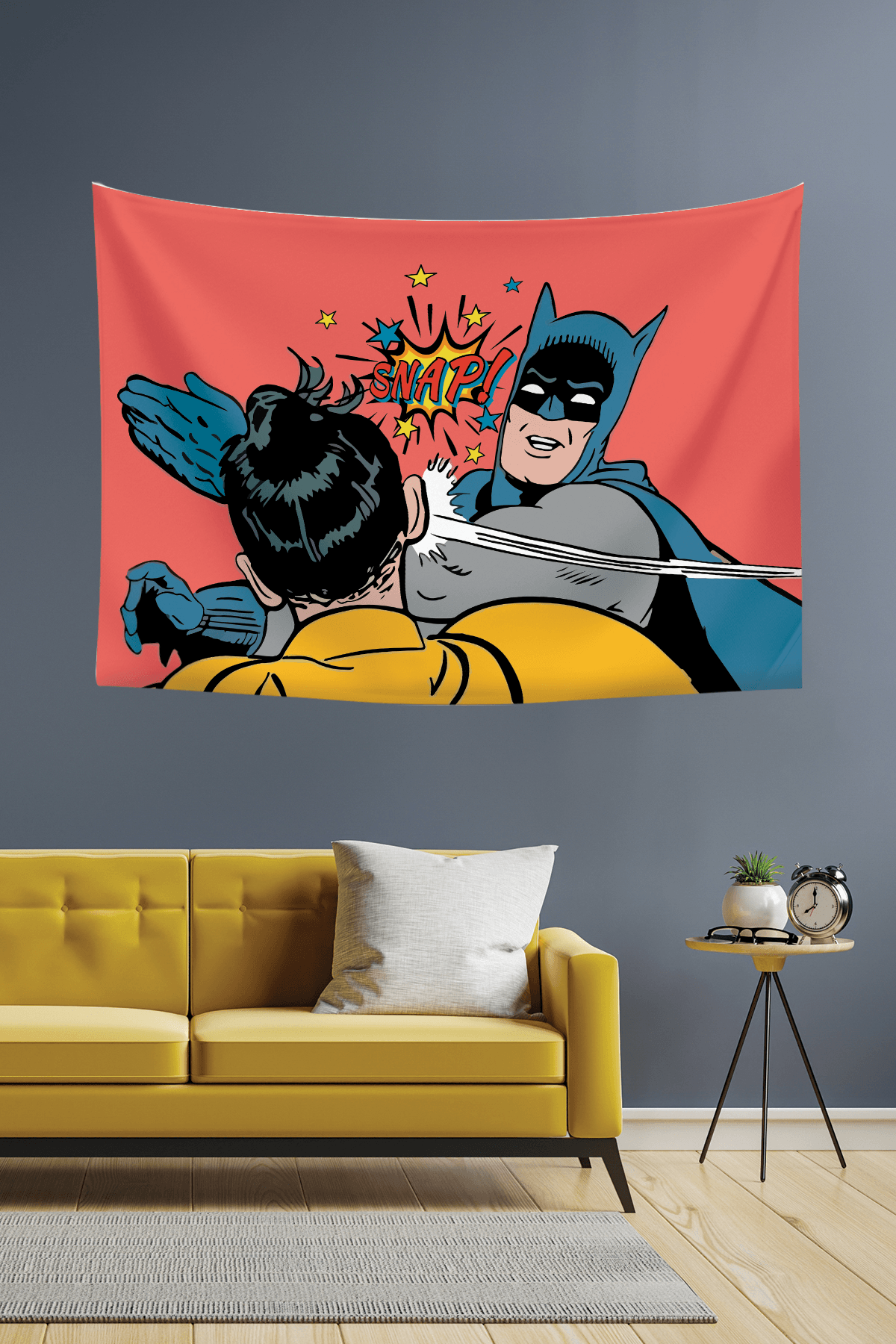 Vagonik Batman Snap Çizgi Roman Comic Duvar Örtüsü Halısı
