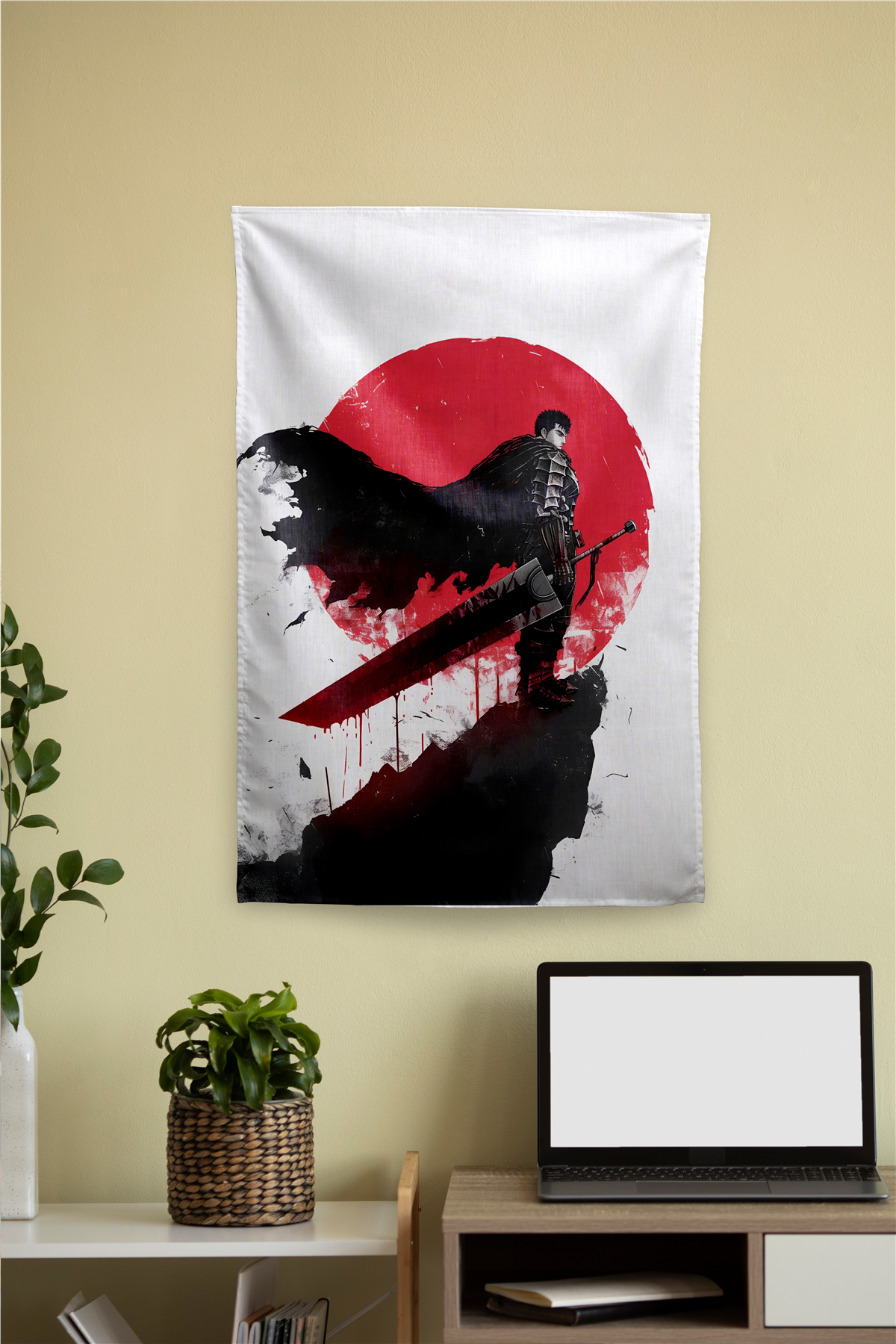 Vagonik Berserk Temalı Anime Duvar Örtüsü Tapestry